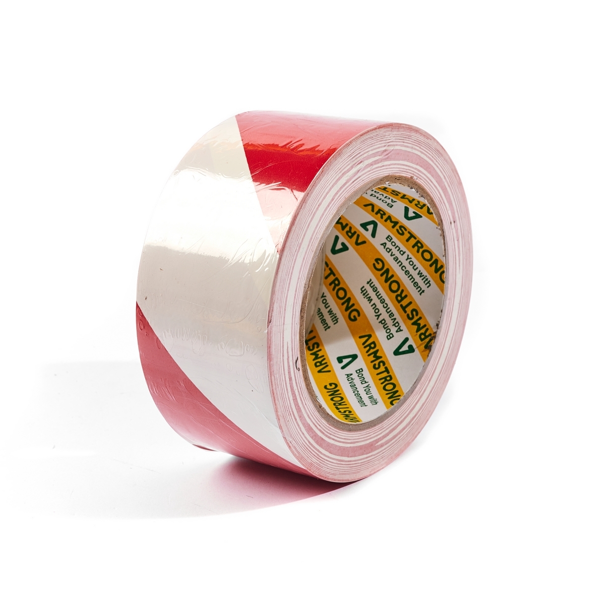 เทปตีเส้นพื้น ARMSTRONG สีแดง-ขาว ขนาด 48มม X 33ม.