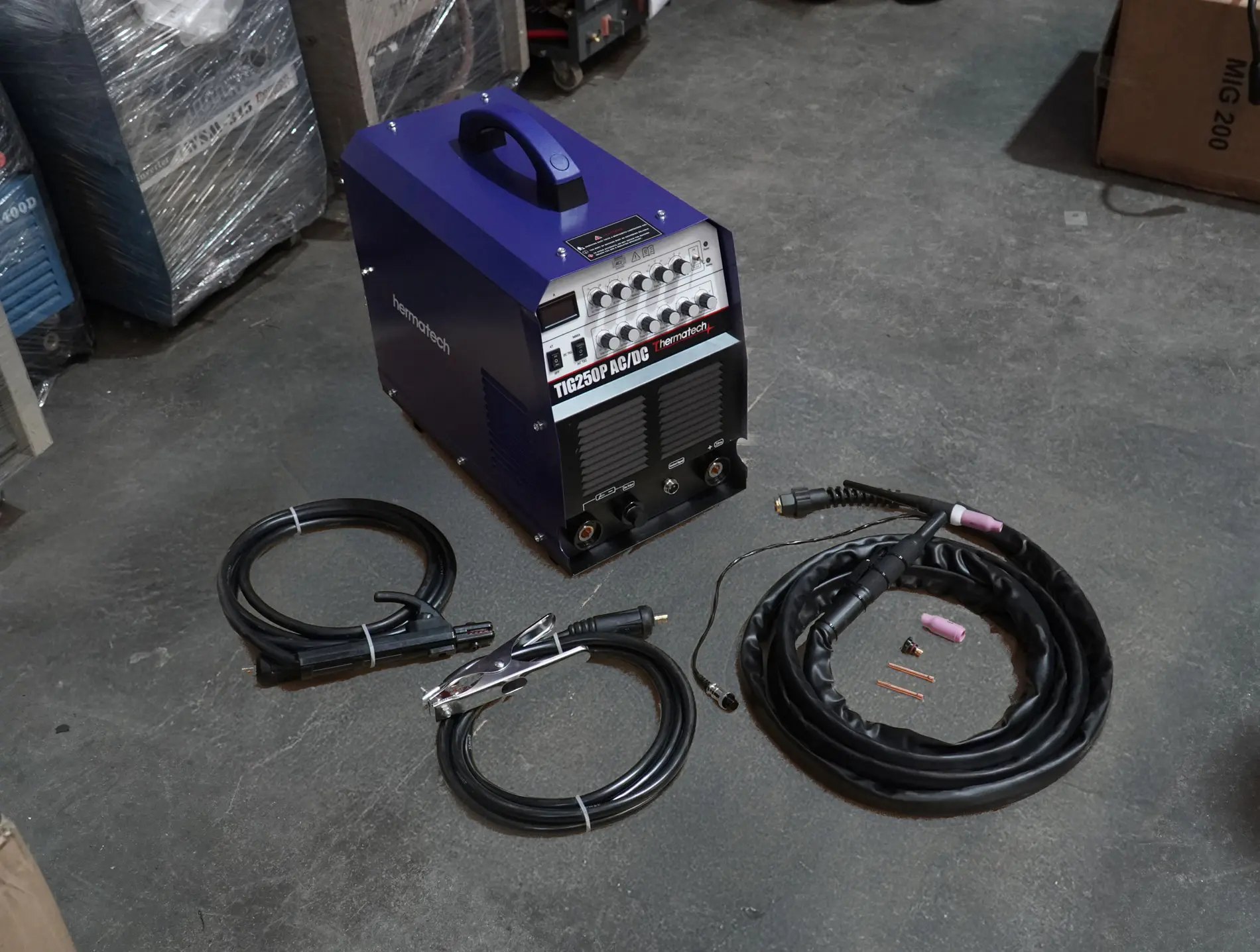 ตู้เชื่อมไฟฟ้า TIG AC/DC อาร์กอน อินเวอร์เตอร์-พลัส Thermatech รุ่น TIG 250P