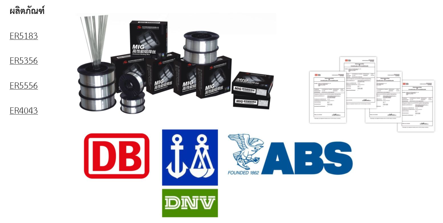 ลวดเชื่อมอลูมิเนียม มิก ทิก