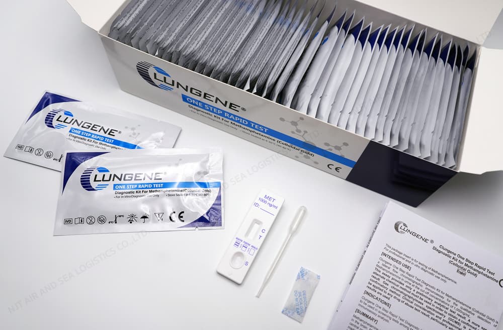 ชุดตรวจสารเสพติดเมทแอมเฟตามีนในปัสสาวะ แบบตลับ / MET