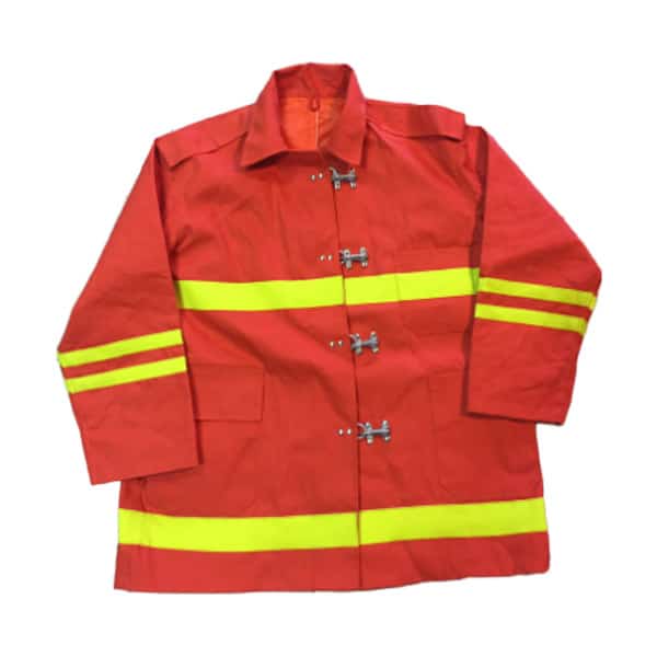 ชุดดับเพลิงนอกอาคาร ( เสื้อ – กางแกง ) มีแถบสะท้อนแสง