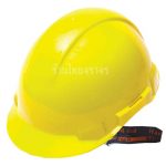 หมวกนิรภัย HDPE (High Density Polyethylene) แบบปรับเลื่อน 6 จุด