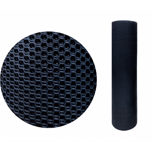 Leo Net ตาข่ายพลาสติก หกเหลี่ยม 3MM.90CMx30M. รุ่น#345 สีดำ