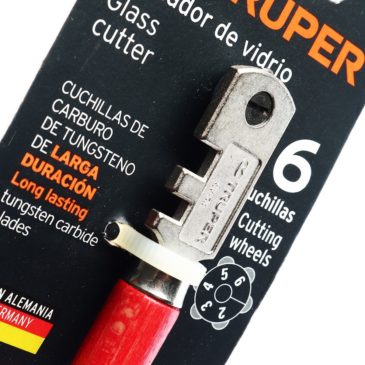 TRUPER คัตเตอร์ตัดกระจก ขนาด 0.17 นิ้ว มาพร้อม ใบมีด 6 ใบ รุ่น 12954 (ทรูเปอร์)