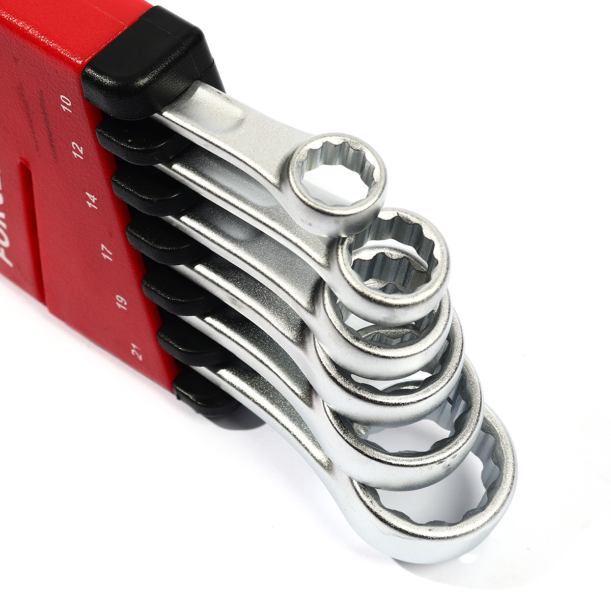 ชุดประแจแหวนข้างปากตาย 6 ชิ้น ฟอร์ซ (FORCE)  เบอร์ 10, 12, 14, 17, 19, 21 มม.