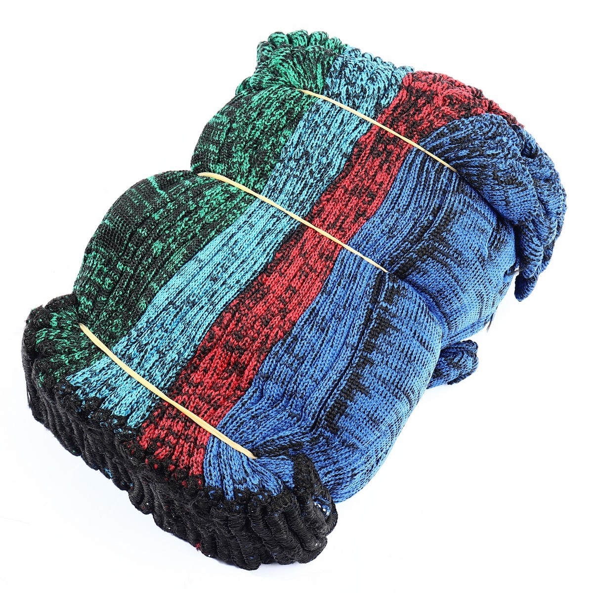 KT-N ถุงมือผ้าไนล่อน คละสี ฟรีไซส์ ไร้ตะเข็บ เหมาะสำหรับใช้กับงานประมง ตัดอ้อย งานสวน ใส่กระชับมือ ระบายอากาศได้ดี ไม้อุ้มน้ำ บรรจุ 12 คู่ (เคที-เอ็น)