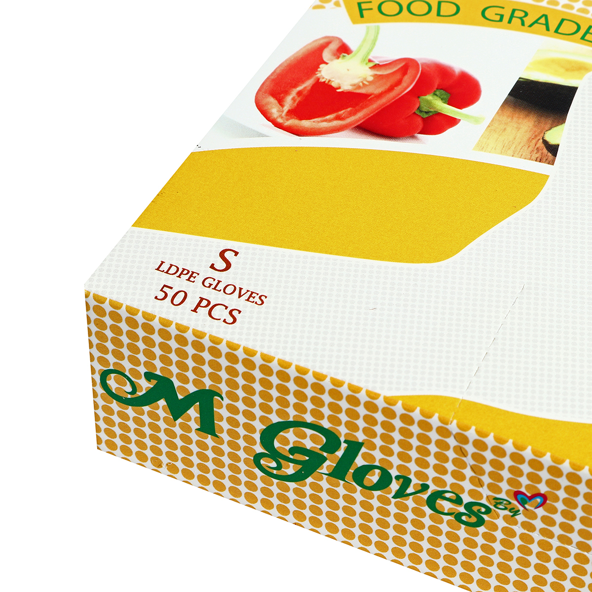 ถุงมือพลาสติก สีใส Size S แบบกล่อง เอ็ม โกลฟ (M GLOVES) ถุงมืออนามัยทำจากพลาสติกคุณภาพสูง เหนียวนุ่ม ไม่ขาดง่าย ใช้ในการประกอบอาหาร หรือประยุกต์ใช้ได้ตามความต้องการ (บรรจุ 50 ชิ้น/กล่อง)