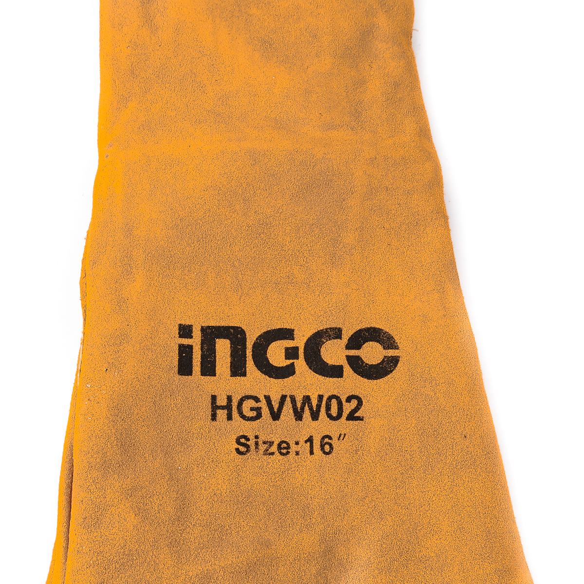 INGCO ถุงมือหนังช่างเชื่อม ความยาว 16 นิ้ว รุ่น HGVW02 เหมาะสำหรับงานเชื่อมเหล็ก (อิงโก้)