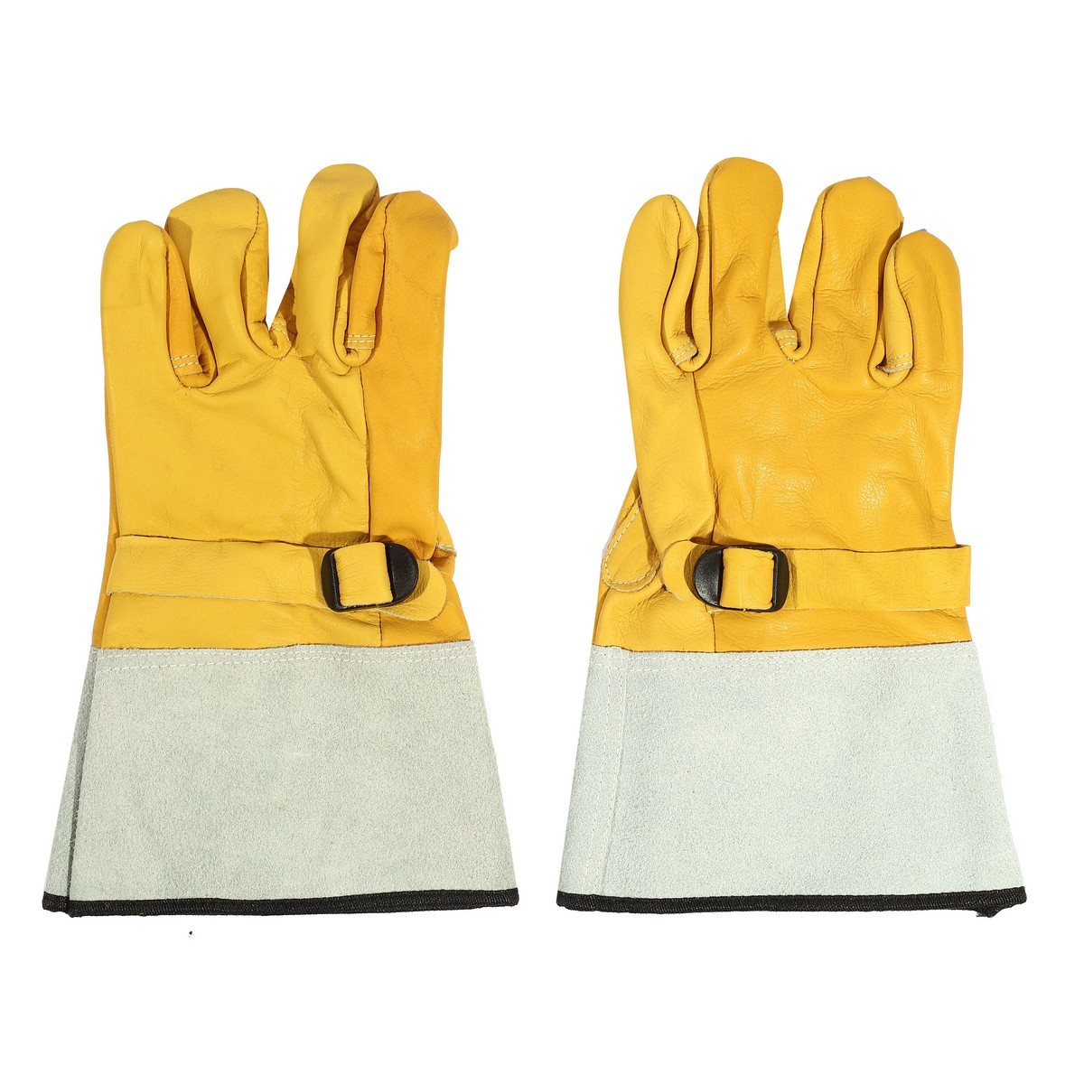 MAXSAFE REGELTEX ถุงมือหนัง สวมทับถุงมือยางกันไฟฟ้า รุ่น GMS018 ยาว 13 นิ้ว ใช้สำหรับสวมครอบทับถุงมือยาง สามารถป้องกันของมีคม ป้องกันไฟฟ้า ด้านหลังมีสายรัด เพื่อปรับความกระชับของถุงมือ (แม็กซ์เซฟ)