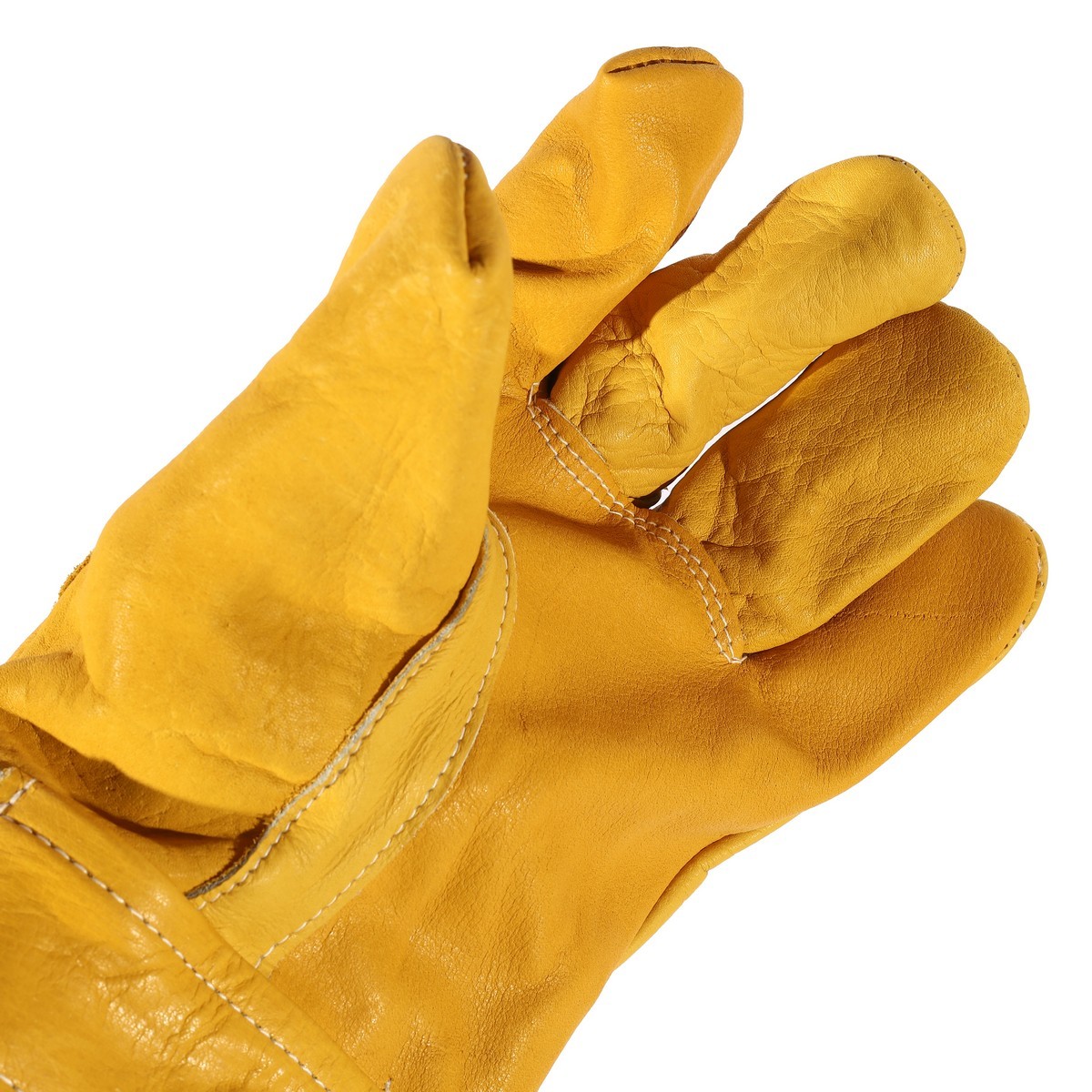 MAXSAFE REGELTEX ถุงมือหนัง สวมทับถุงมือยางกันไฟฟ้า รุ่น GMS018 ยาว 13 นิ้ว ใช้สำหรับสวมครอบทับถุงมือยาง สามารถป้องกันของมีคม ป้องกันไฟฟ้า ด้านหลังมีสายรัด เพื่อปรับความกระชับของถุงมือ (แม็กซ์เซฟ)