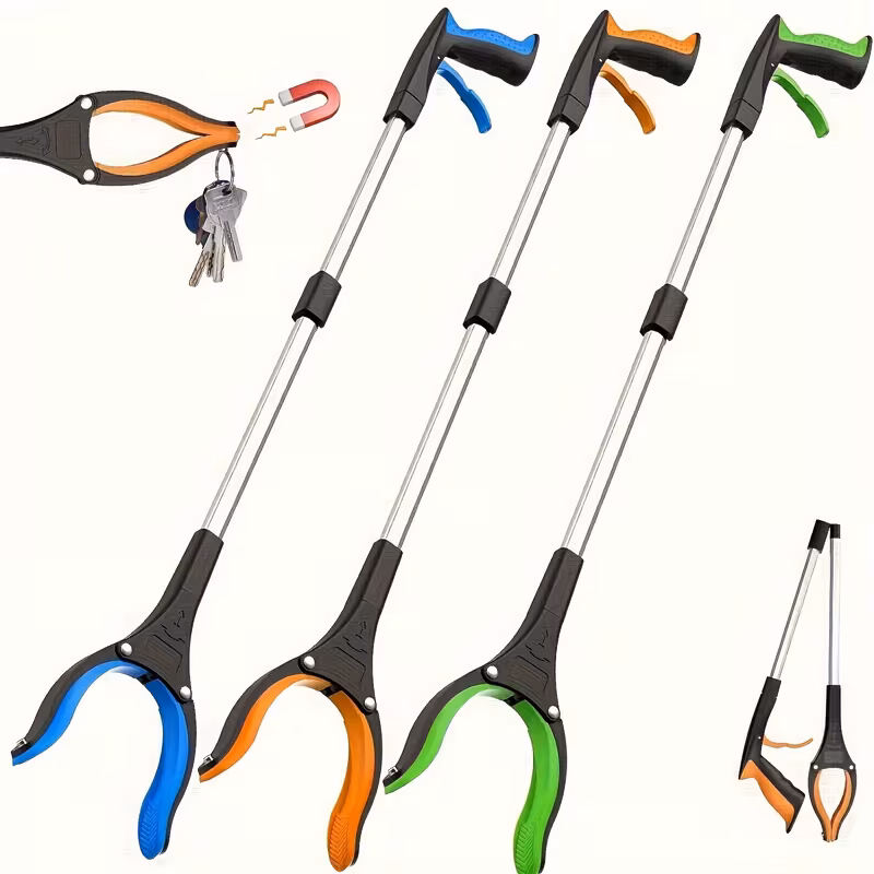 ที่จับขยะ - ดีไซน์ยืดหยุ่นไม่ต้องงอ พร้อมด้ามจับที่ออกแบบมาเพื่อสุขอนามัย