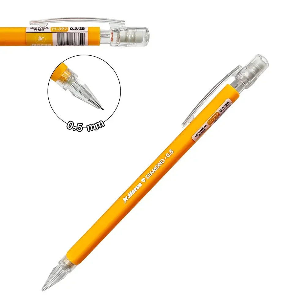ดินสอกด ตราม้า H-397 0.5 มม. คละสีด้าม