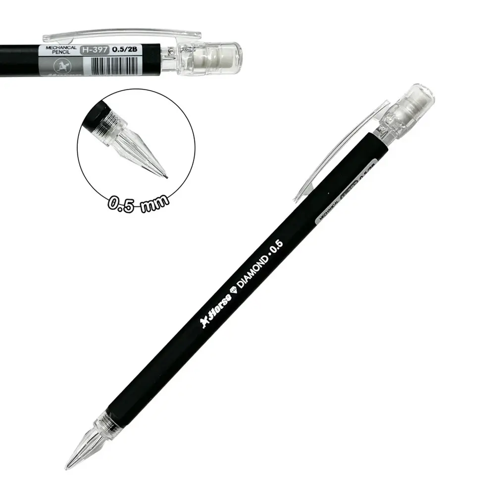 ดินสอกด ตราม้า H-397 0.5 มม. คละสีด้าม