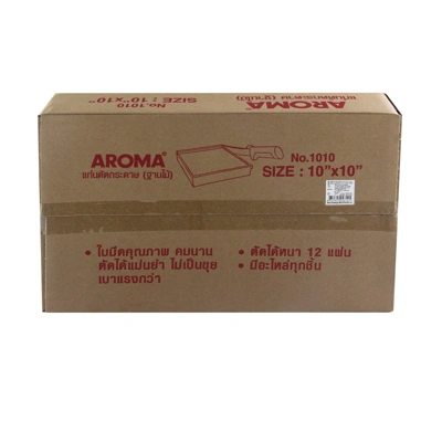AROMA แท่นตัดกระดาษ ฐานไม้ สำหรับกระดาษ B5 ขนาด 10×10 นิ้ว