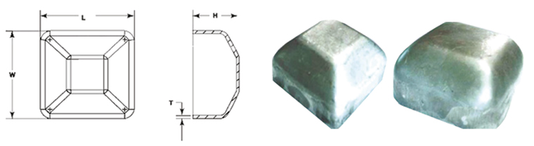 ถ้วยรองขาพาเลทและฝาปิดหัวเสา (Pallet Cup & Cap)