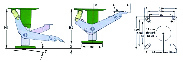 Floor Lock รุ่น : Standard