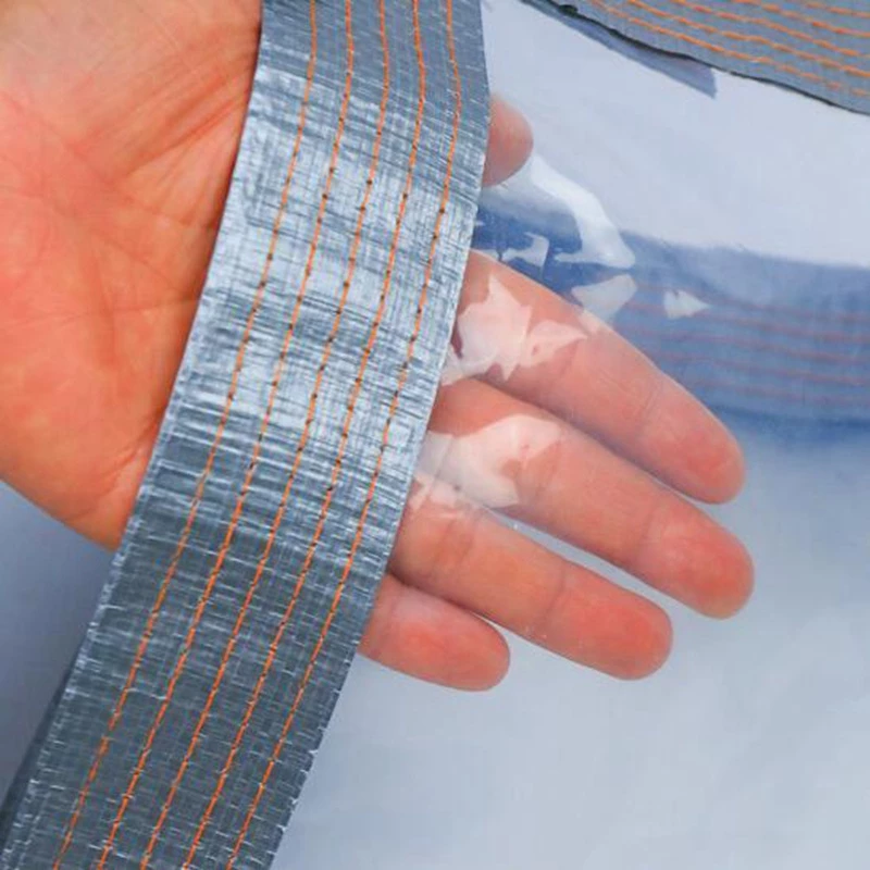 ผ้าใบกันฝน PVC แบบพลาสติกใส กันน้ํา กันฝน สําหรับระเบียง กันแดด