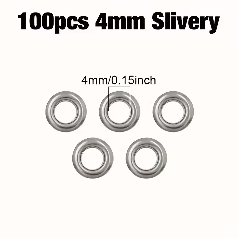 ห่วงตาไก่ ขนาด 4 - 14mm.