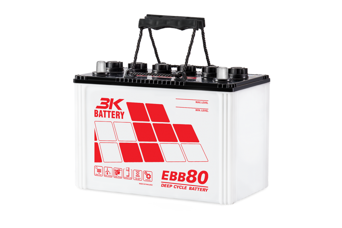 EBB 80LL (TE-3KW) BATTERY FOR SOLARCELL  แบตเตอร์รี่สำหรับโซล่าเซลล์