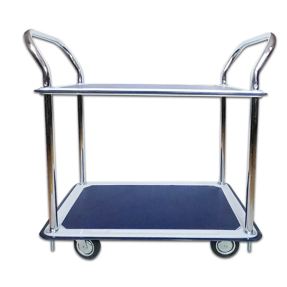 รถเข็นพื้นเหล็ก 2 ชั้น LACROC