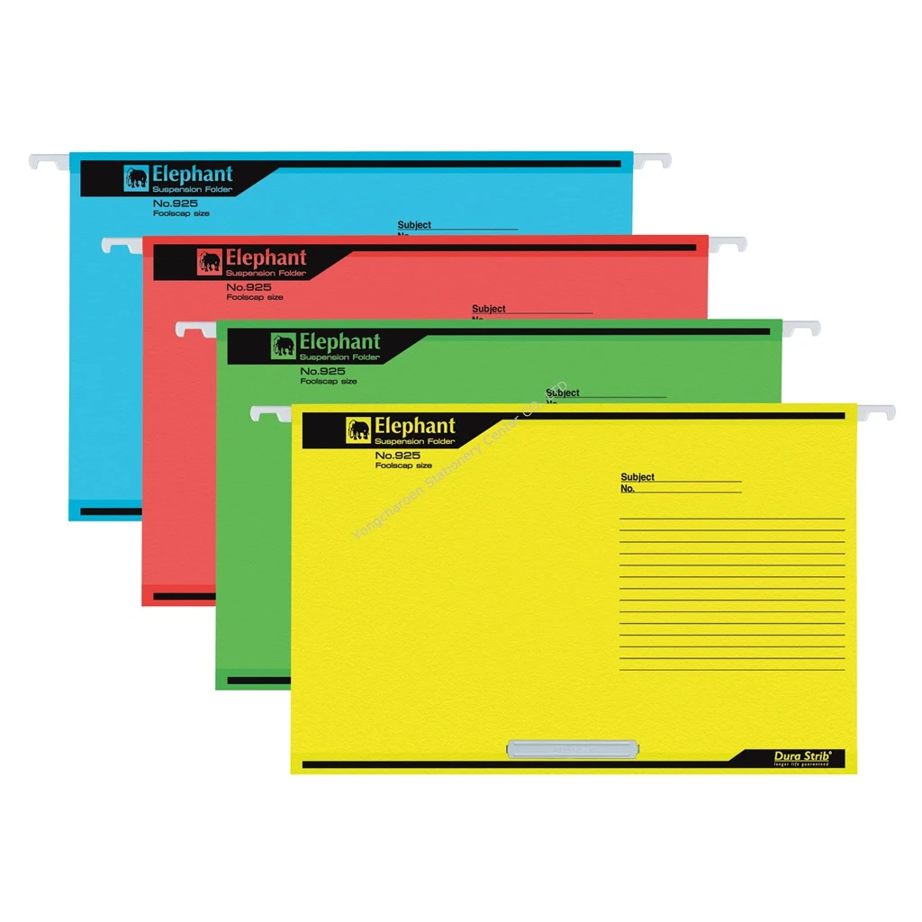 Elephant แฟ้มแขวน No.925 คละสี (ลัง50เล่ม)