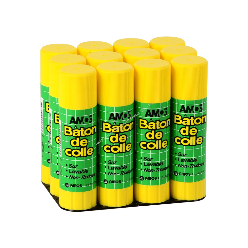 AMOS กาวแท่ง 35 กรัม (แพ็ค12ชิ้น)