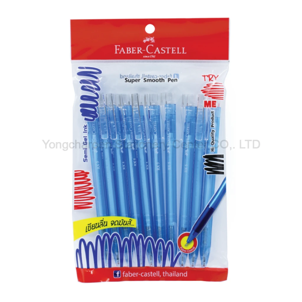 Faber Castell ปากกาลูกลื่น สีน้ำเงิน RX5 0.5 (แพ็ค10ด้าม)