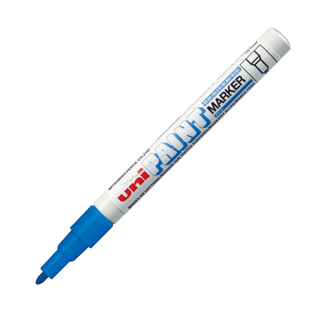 Uni ปากกาเพ้นท์ เล็ก No.PX-21 สีน้ำเงิน (แพ็ค12ด้าม)