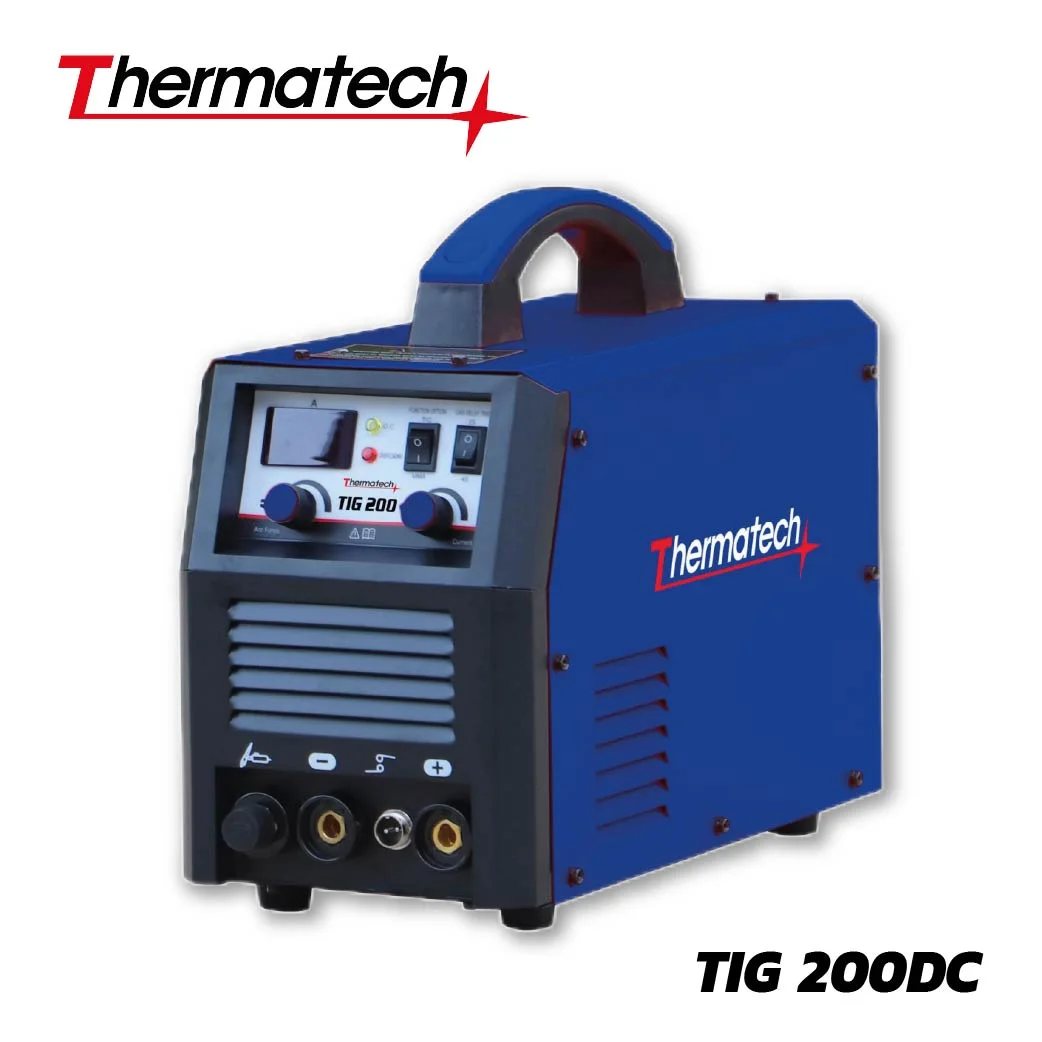 ตู้เชื่อมไฟฟ้า TIG อาร์กอน อินเวอร์เตอร์ ไฟ 1 เฟส Thermatech รุ่น TIG 200DC