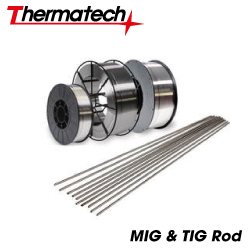 ลวดเชื่่อมสแตนเลส เทอร์มาเทค สำหรับการเชื่อมมิก/เชื่อมซีโอทูและเชื่่อมทิก/เชื่อมอาร์กอน