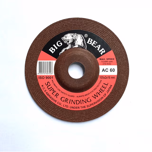 BIG BEAR แผ่นเจียร์เหล็ก ขนาด 4x2.0 mm (105x2x16mm) สีแดง