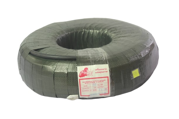 สายเชื่อมสีดำ 50 สแควส์ 1100 เส้น ลวด#12 (100เมตร) [COWBOY]