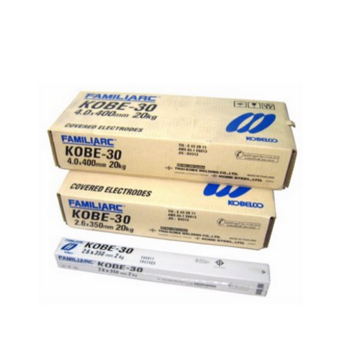 KOBE ลวดเชื่อม โกเบ(กล่องขาว) KOBE-30 3.2มม. (5กก./กล่อง 20กก./ลัง) AWS.E6013