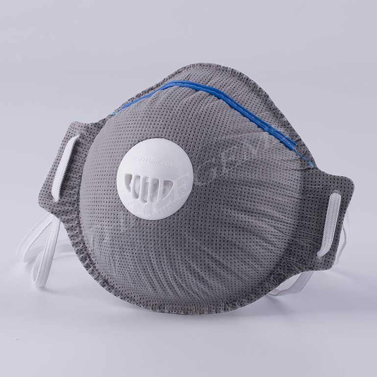 Mask TG-191SV       หน้ากากคาร์บอนปั้มขั้นรูป ใช้สำหรับป้องกัน กลิ่น ฝุ่น ควัน สารเคมี และเชื้อโรค