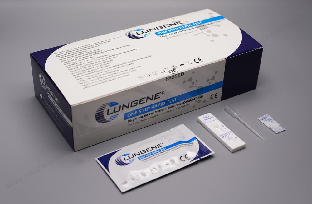 ชุดตรวจสารเสพติดเมทแอมเฟตามีนในปัสสาวะ แบบตลับ / MET