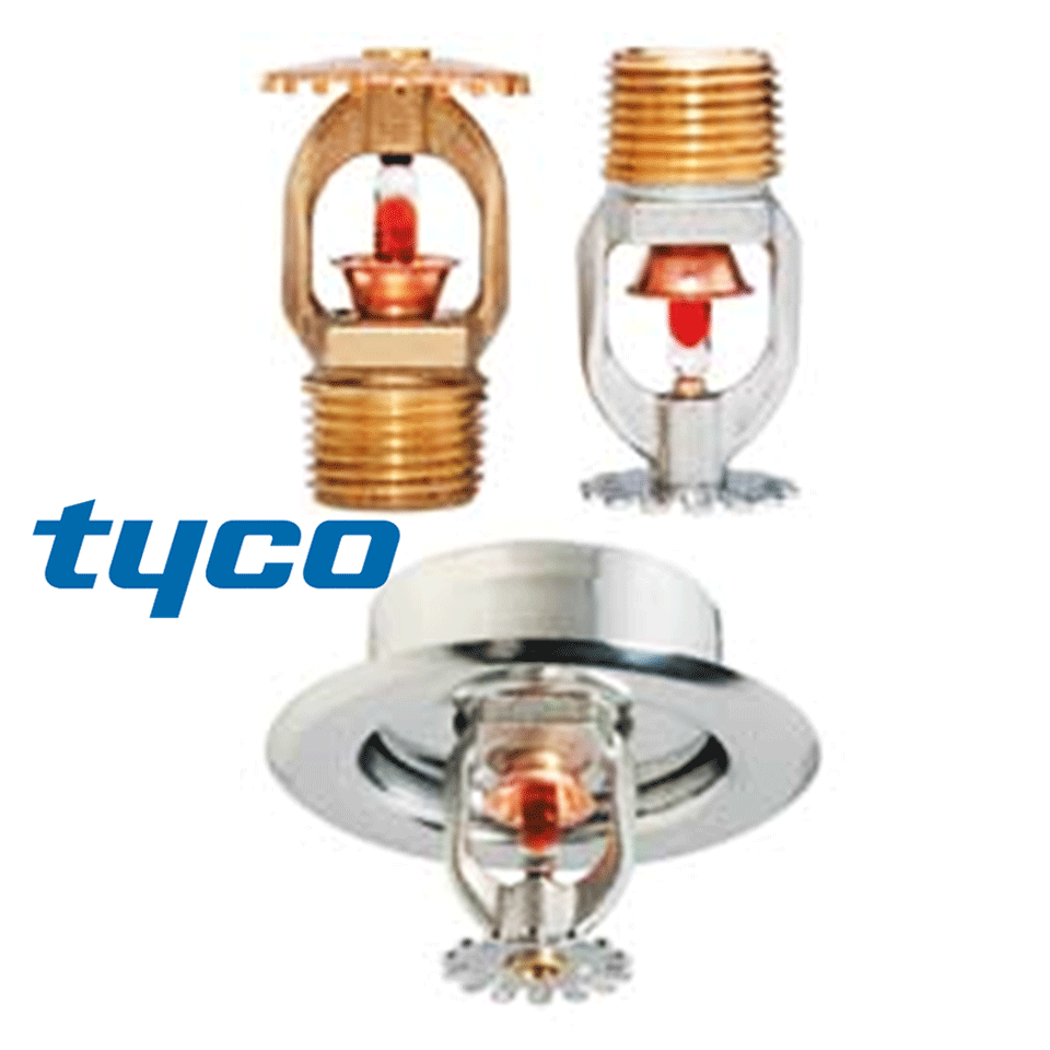 หัวสปริงเกอร์ดับเพลิง TYCO TY-B แบบ UPRIGHT (หัวฉีดขึ้น)