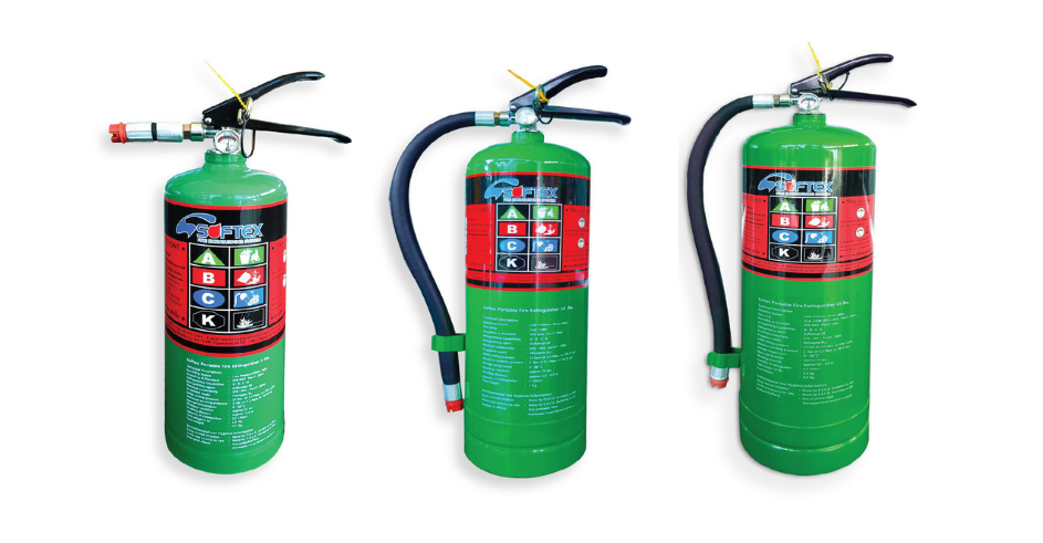 ถังดับเพลิง Softex ชนิดละอองน้ำแรงดันต่ำ