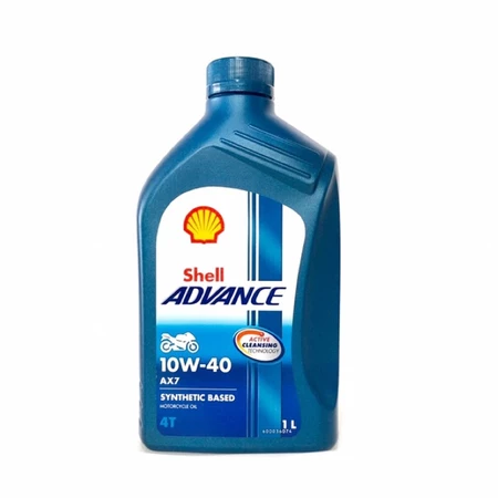 น้ำมันเครื่องสังเคราะห์ 100% Shell Advance Ultra 4T 10w-40