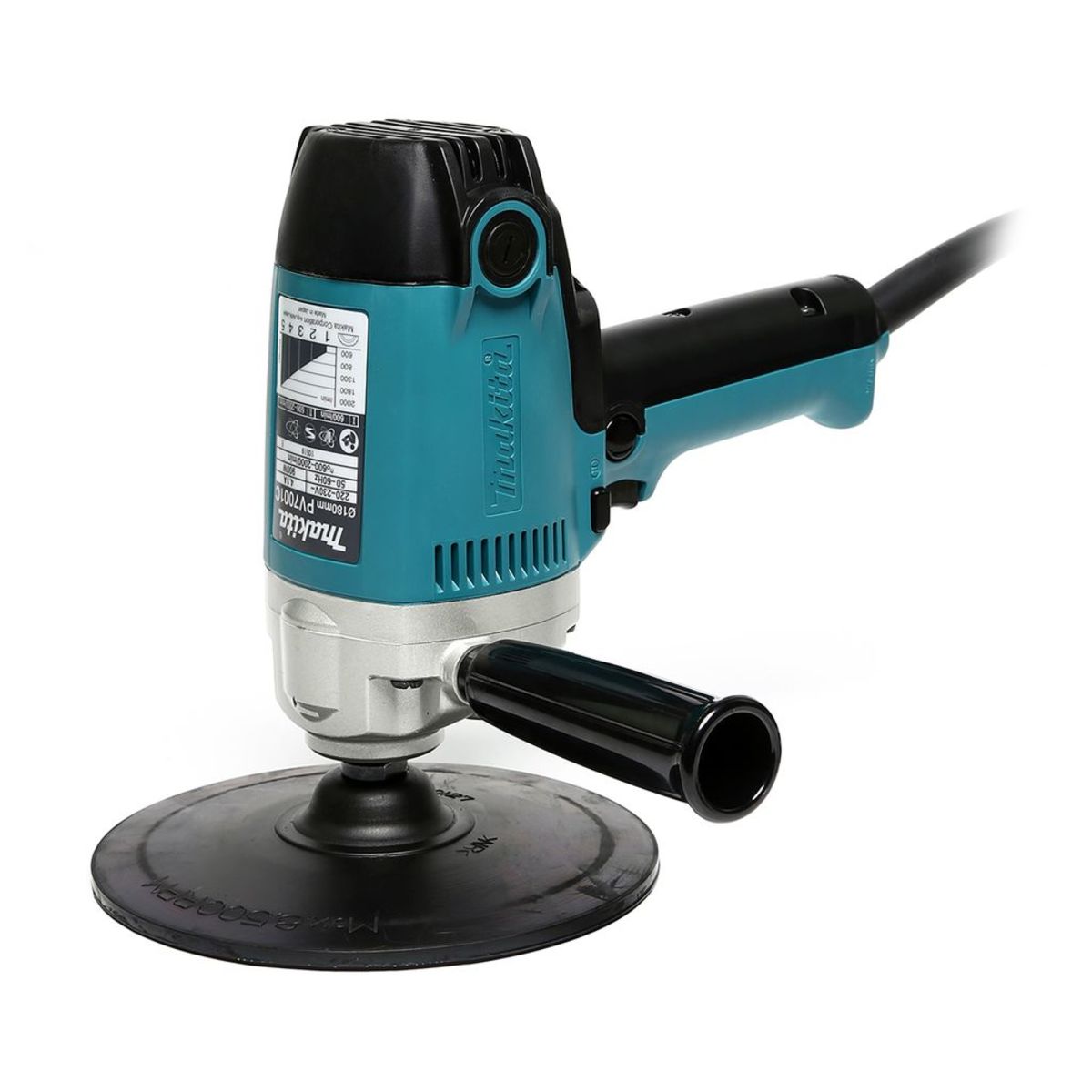 MAKITA เครื่องขัดเงา ขนาด 7 นิ้ว (180 มม.) กำลังไฟ 900 วัตต์ รุ่น PV-7001C ความเร็วรอบตัวเปล่า 600 - 2,000 รอบ/นาที ปรับความเร็วได้หลายระดับ (มากีต้า)