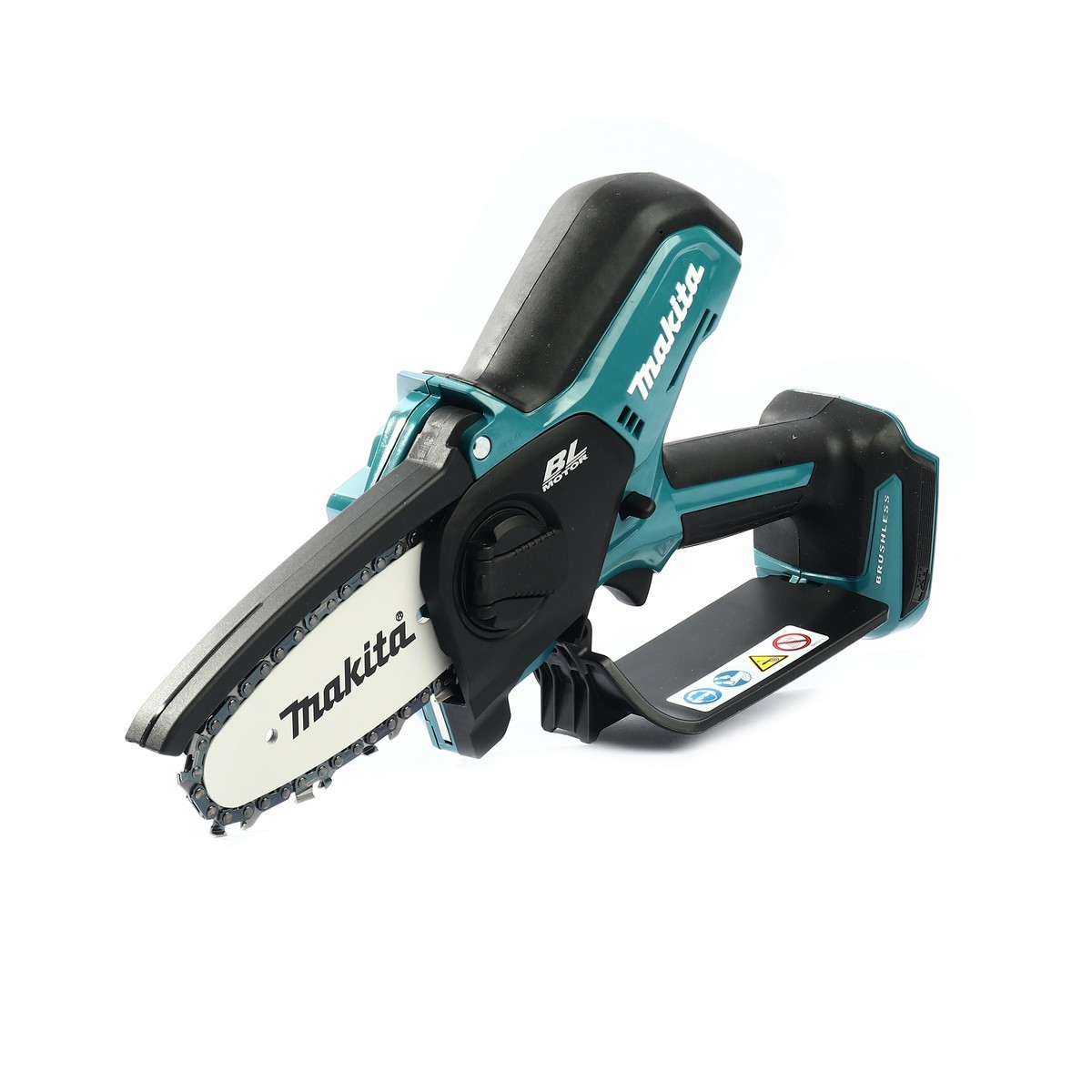 MAKITA เลื่อยโซ่ไร้สาย 18 โวลต์ ความยาวบาร์ 4 นิ้ว (100 มม.) รุ่น DUC101Z ถังน้ำมันโซ่ 55 มล. ไม่รวมแบตเตอรี่-แท่นชาร์จ (มากีต้า)