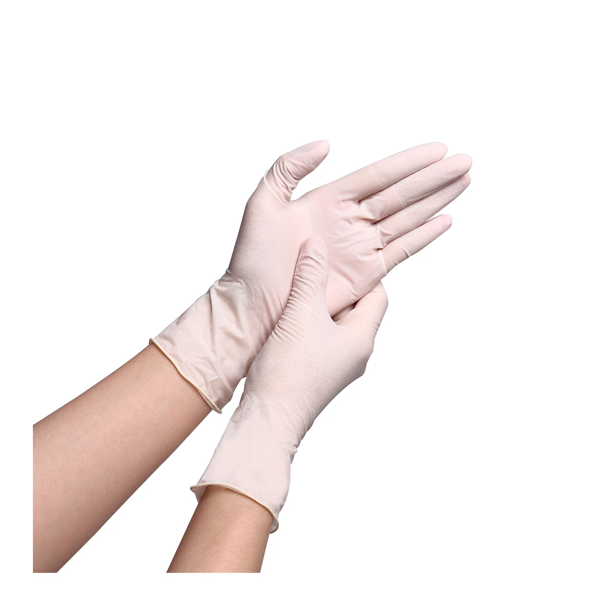 MASTER GLOVE ถุงมือยางธรรมชาติ LATEX 100% ไม่มีแป้ง ไซส์ S สีขาว ชนิดหนาพิเศษ ขนาด 5 กรัม ป้องกันสารเคมีและน้ำมันได้ดี ผ่านการรับรองการสัมผัสอาหาร บรรจุ 50 คู่/กล่อง (มาสเตอร์โกลฟ)