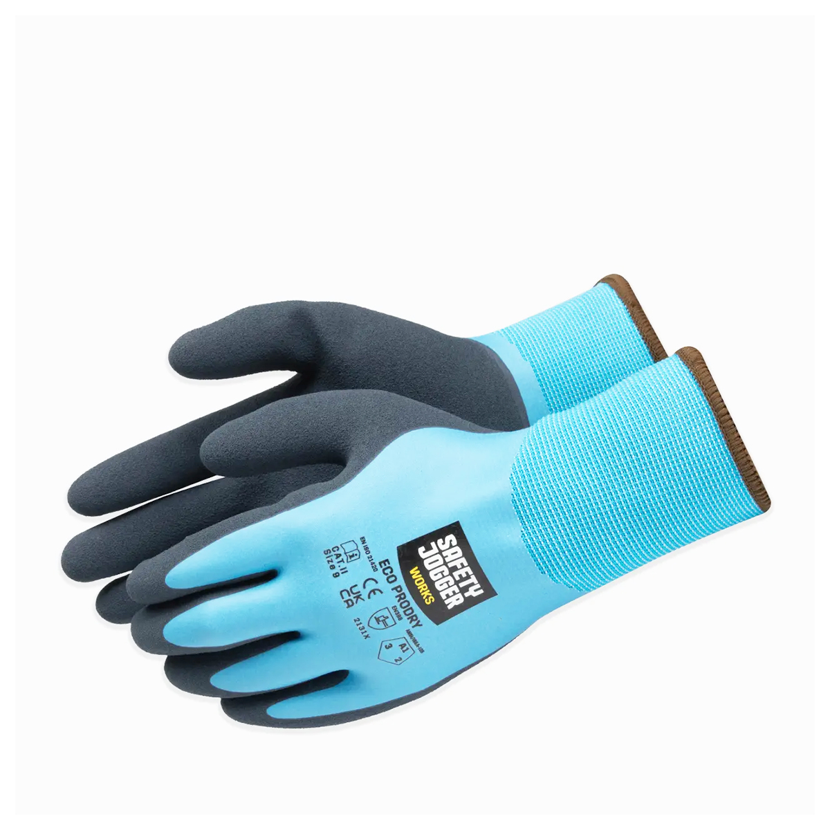 SAFETY JOGGER ถุงมือเซฟตี้ เบอร์ EU 10 รุ่น ECO PRODRY ระดับ: 2131X ถุงมือเซฟตี้แบบอเนกประสงค์ เคลือบลาเท็กซ์สองชั้น (เซฟตี้ จ็อกเกอร์)