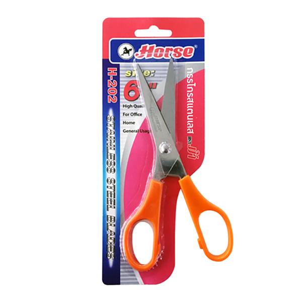 กรรไกร ตราม้า H-202 (6 1/2 นิ้ว)