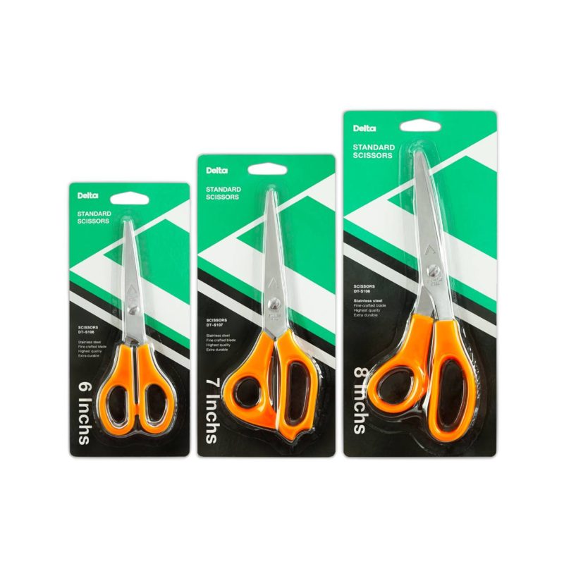 กรรไกร 6", 7″ , 8"  Delva