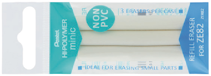 ยางลบรุ่นเติม ZE82 HI-POLYMER minic Pentel (Thailand)