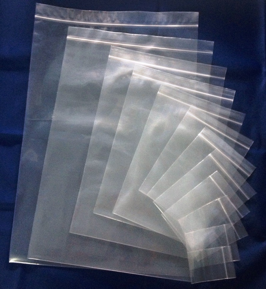 ถุง ถุงซิป PE เนื้อเหนียว หนา ทนทาน ฝาปิดแน่น สำหรับใส่ของต่างๆ ใสของอเนกประสงค์ DIY