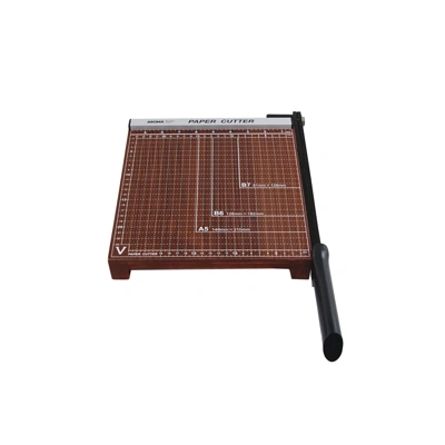 AROMA แท่นตัดกระดาษ ฐานไม้ สำหรับกระดาษ B5 ขนาด 10×10 นิ้ว