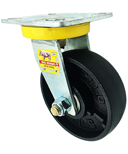 Iron Caster | ล้อเหล็ก รุ่น : Heavy Duty ตราแรด BIG RHINO CASTER