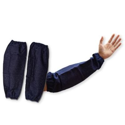 ปลอกแขน ผ้ายีนส์ แบบสวม ยางยืด